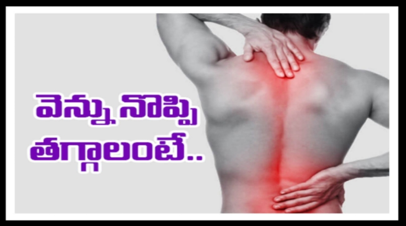 వెన్ను నొప్పికి తక్షణ ఉపశమనం అందించే సహజ ఆయుర్వేద చిట్కాలు…
