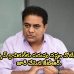 తప్పుడు వార్తలు ప్రచురించిన డెక్కన్ క్రానికల్‌కు పరువు నష్టం నోటీసులు జారీ చేసిన కేటీఆర్